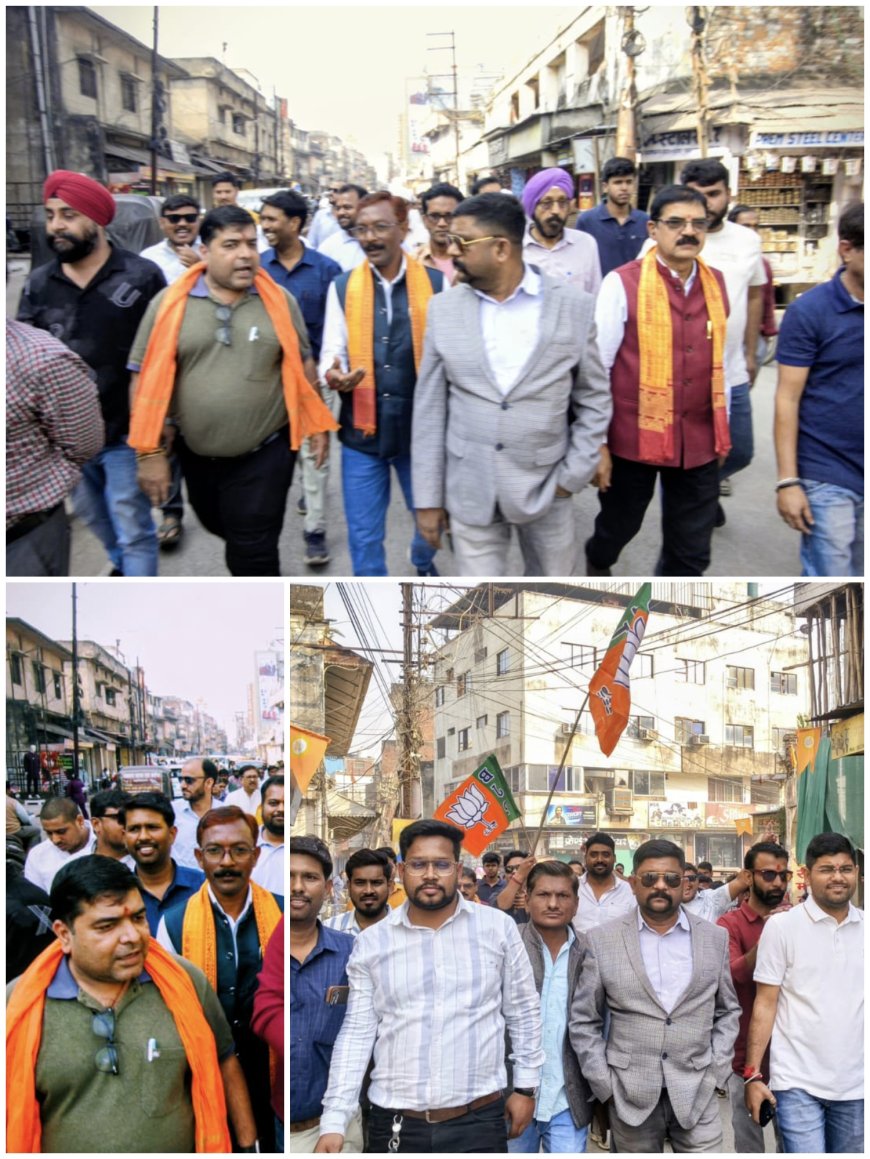 भाजपा की बंपर जीत पर जिला भाजपा में उमड़ा उत्साह, शहर में निकाली विजय रैली मिठाइयाँ बाँटी गईं, पटाखों की गूंज से गूंजा रायगढ़