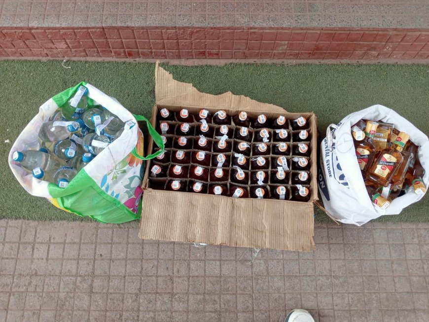 ग्राम रायकेरा में घरघोड़ा पुलिस की शराब कार्रवाई : 145 पाव अंग्रेजी-देशी शराब के साथ आरोपी गिरफ्तार