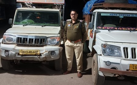 ओड़िशा से लाए जा रहे दो पिकअप में 114 बोरी अवैध धान जब्त, दो वाहन चालक पर कार्रवाई