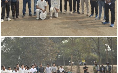 गुरुकुल क्रिकेट अकादमी द्वारा आयोजित अंडर 14 ड्यूस बॉल लीग टूर्नामेंट का उद्घाटन