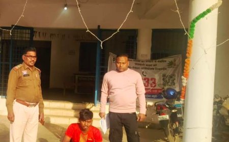 नाबालिग से दुष्कर्म के आरोपी युवक को गिरफ्तार कर भेजा रिमांड पर