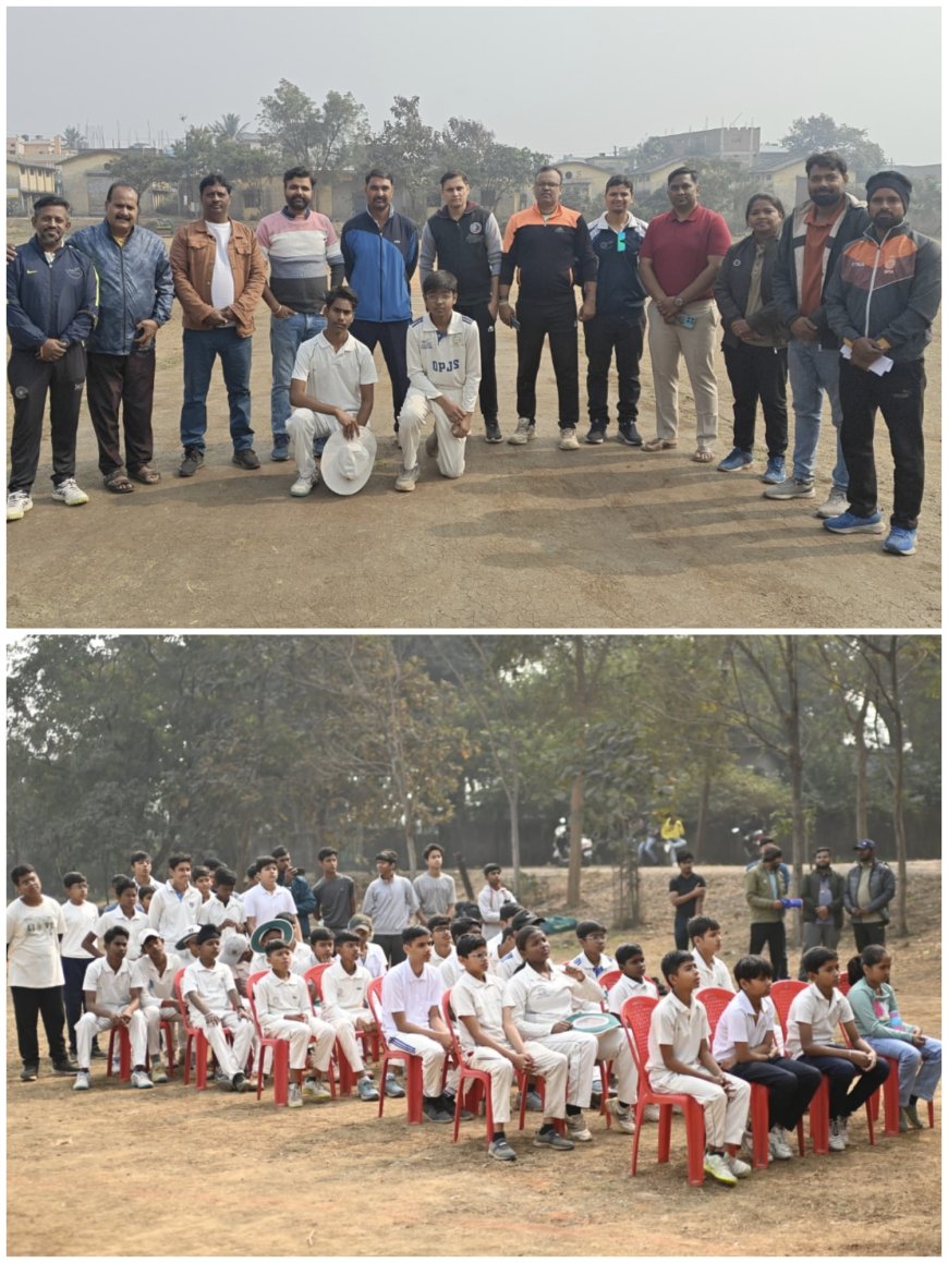गुरुकुल क्रिकेट अकादमी द्वारा आयोजित अंडर 14 ड्यूस बॉल लीग टूर्नामेंट का उद्घाटन