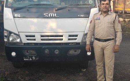 कोतरारोड़ पुलिस की अवैध धान परिवहन पर कार्रवाई, माजदा वाहन में लोड 80 बोरी धान जब्त