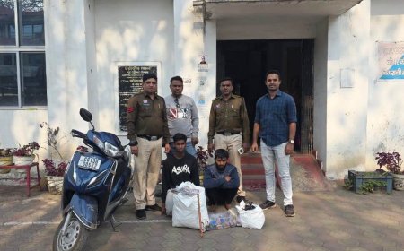 इंदिरा नगर पान दुकान चोरी का खुलासा, दो आरोपी गिरफ्तार, चोरी पान मशाला बरामद