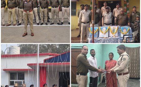 गणतंत्र दिवस की पूर्व संध्या पर शहीद परिवारों से पुलिस की आत्मीय भेंट