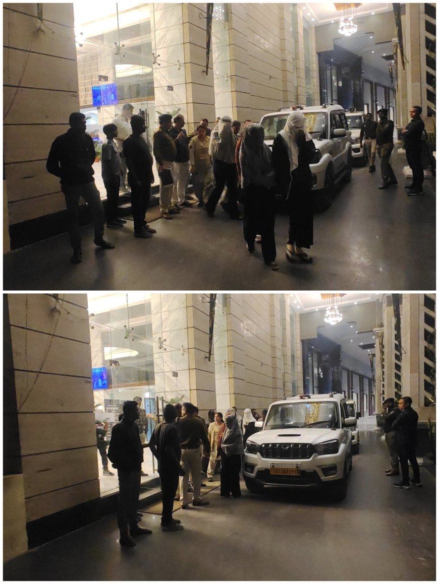 होटल ट्रिनिटी के सनराइज स्पा एंड सैलून में देह व्यापार का भंडाफोड़, संचालक व मैनेजर गिरफ्तार