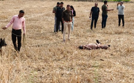खरसिया के ग्राम परासकोल के खेत में मिला युवक का शव — हत्या का मामला दर्ज, जांच में जुटी पुलिस