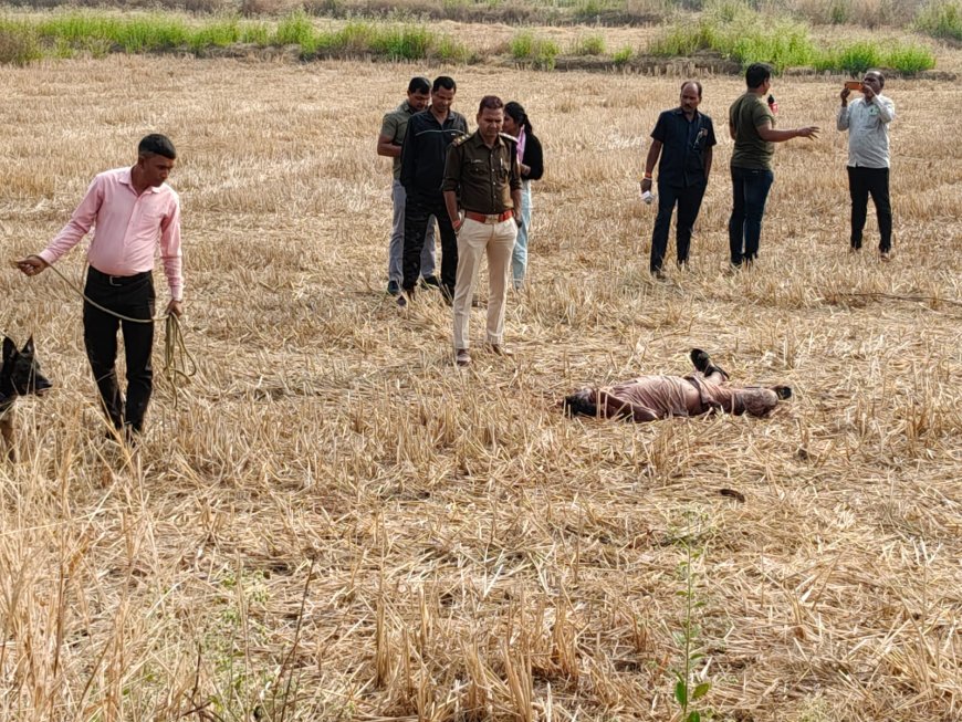 खरसिया के ग्राम परासकोल के खेत में मिला युवक का शव — हत्या का मामला दर्ज, जांच में जुटी पुलिस