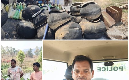 “ऑपरेशन आघात” के तहत घरघोड़ा पुलिस की बड़ी कार्रवाई — 190 लीटर महुआ शराब जब्त, आरोपी गिरफ्तार