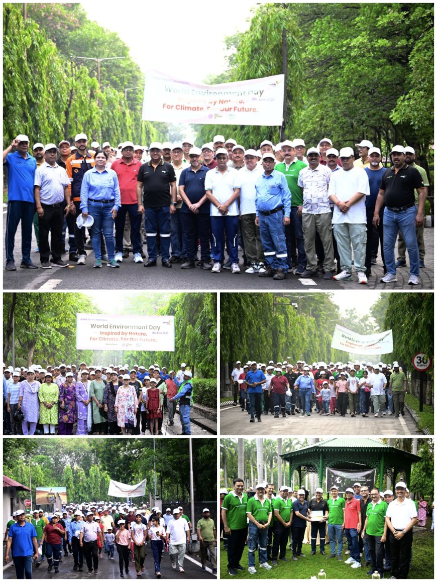 जिंदल स्टील का हरित संकल्प, रैली और पौधरोपण से दिया संरक्षण का संदेश