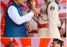 पुलिस महानिरीक्षक, कार्यालय बिलासपुर रेंज में आन-बान-शान और देशभक्ति के साथ फहराया गया तिरंगा