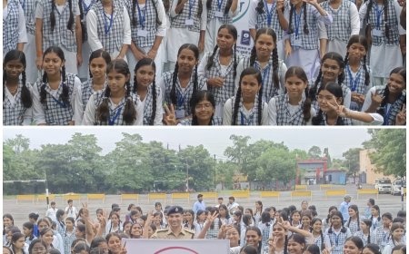 चौकी खरसिया पुलिस ने सेंट जॉन्स स्कूल में रिकार्ड 2100 बच्चों तक पहुंचा साइबर जागृति अभियान, छात्रों को साइबर सुरक्षा का दिया मंत्र