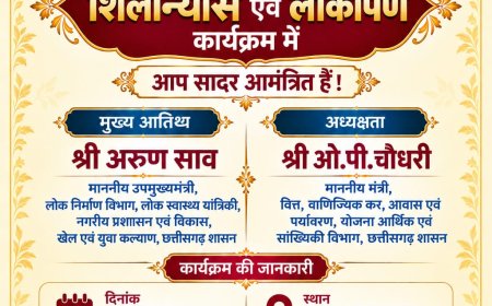 शिलान्यास-लोकार्पण कार्यक्रम के आमंत्रण पत्र में समय का उल्लेख नहीं, असमंजस की स्थिति