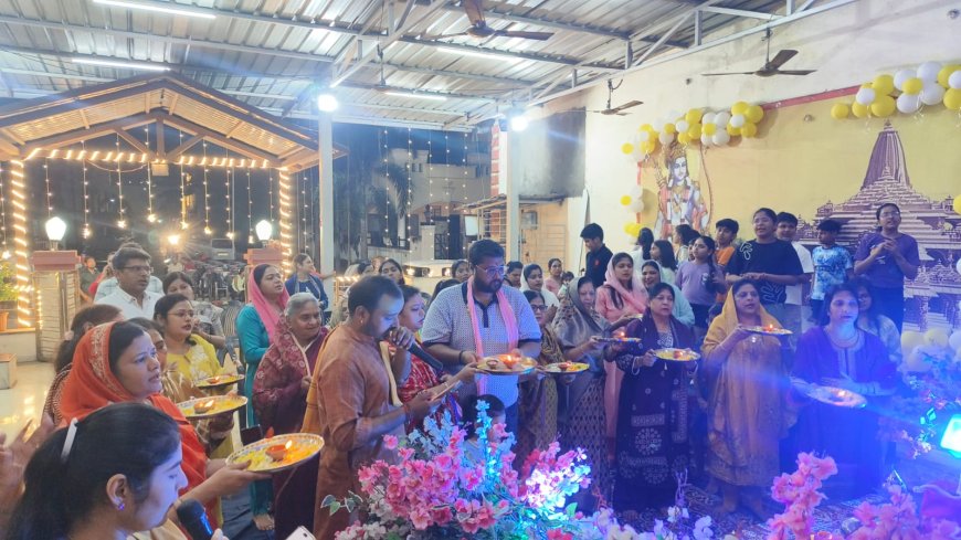 पार्क एवेन्यू सोसायटी में आस्था, संस्कार और संस्कृति का संगम बना सार्वजनिक गणेश महोत्सव